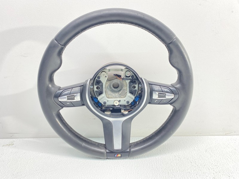 BMW F22 F30 F32 F36 M Sport Leather Steering Wheel w/o Paddle Shifters** OEM✅