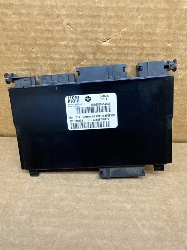 2012-2013 DODGE DURANGO SEAT MEMORY CONTROL MODULE 05026614AM OEM