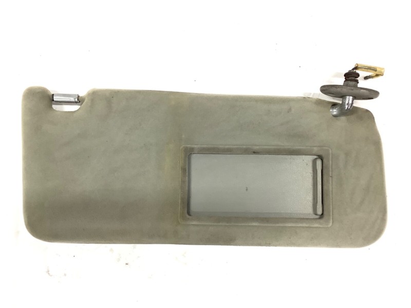 91-93 Legend 4Dr Right Sun Visor Gray Sunvisor Fabric Vinyl Eyes Shade Used OEM
