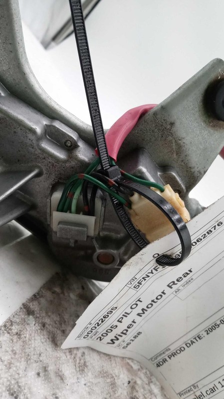 Used Back Glass Wiper Motor fits: 2005 Honda PilotGrade A