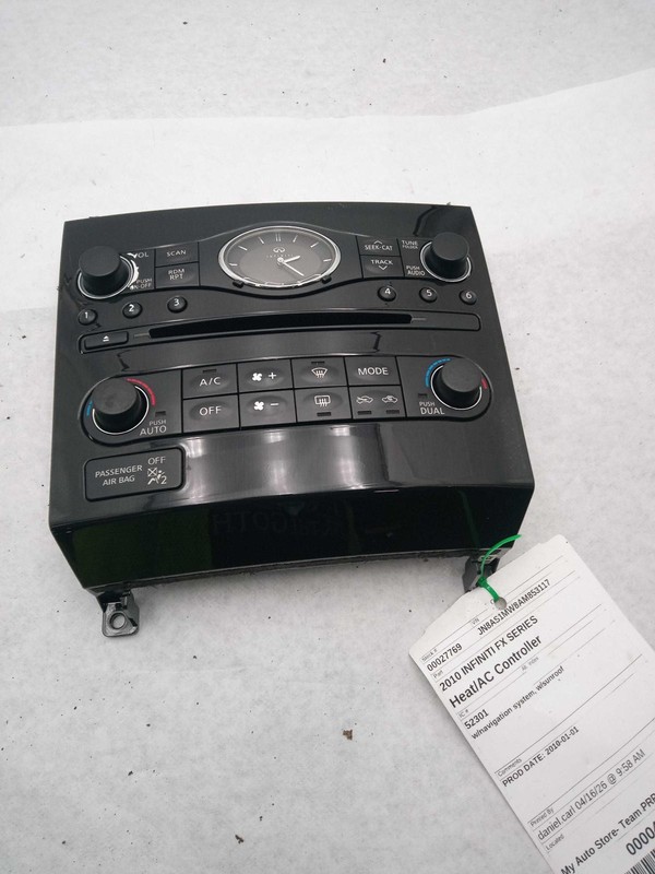 2010 INFINITI FX Series A/C Selector Switch OEM Blue 283951CA2A 139k Miles