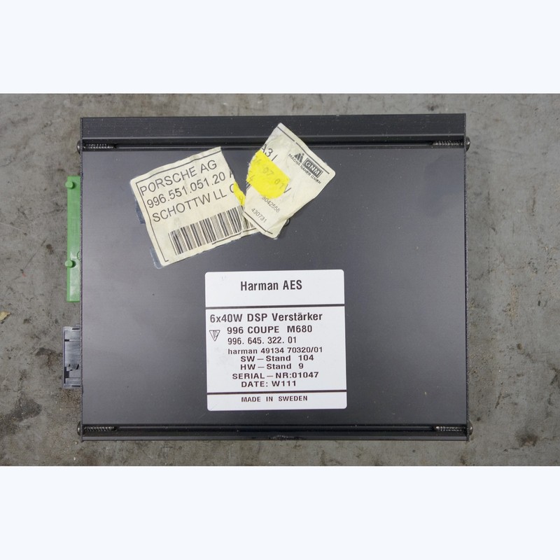 2001 Porsche 996 911 C2 C4 Turbo Digital Sound Processing Amplifier Booster OEM