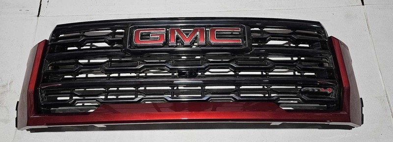 2024-2025 Sierra Hd Atgm Grille Assembly With Camera Cayenne Red 485666071 Oem