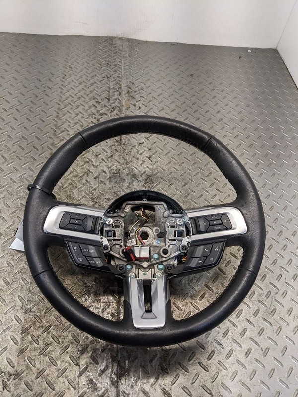 15-23 Mustang Black Leather Steering Wheel Paddle Shift Radio Cruise Con 1181969