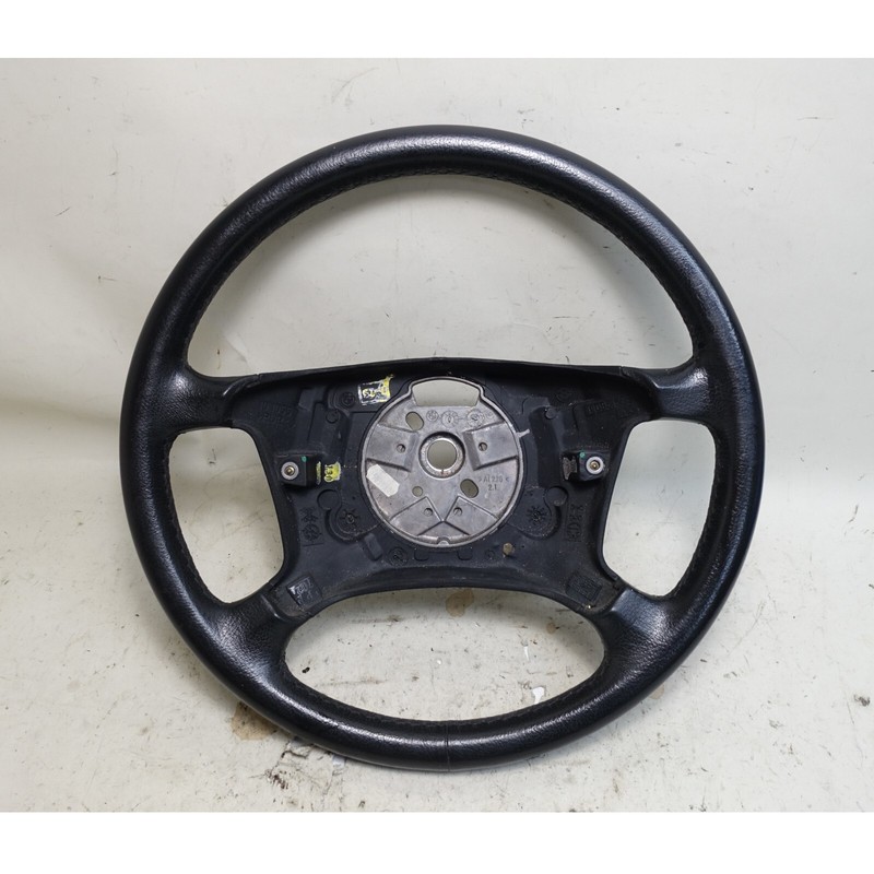 1999-2001 BMW E38 7-Series E39 Factory Leather 4-Spoke Steering Wheel Black OE