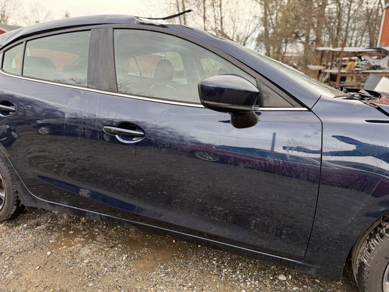 2015-2018 Mazda 3 Right Passenger Side Front Door Blue