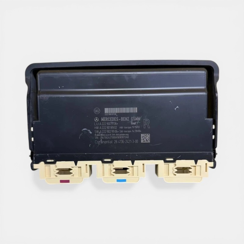 2014 - 2017 MERCEDES S550 W222 REAR RIGHT SIDE SEAT CONTROL MODULE A2229009106