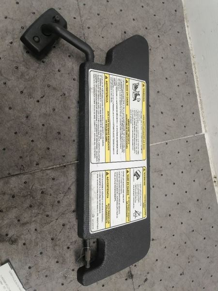 Driver Left Sun Shade Visor Black Fits 07-09 WRANGLER 798169