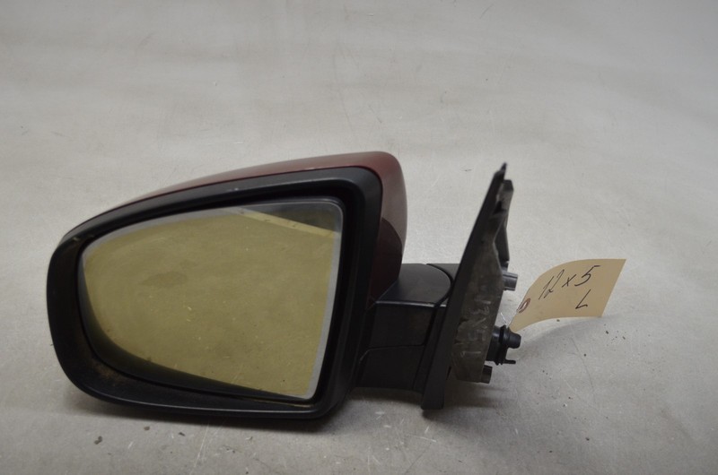 07 - 13 BMW E70 X5 FRONT LEFT DRIVER DOOR SIDE VIEW MIRROR RED OEM