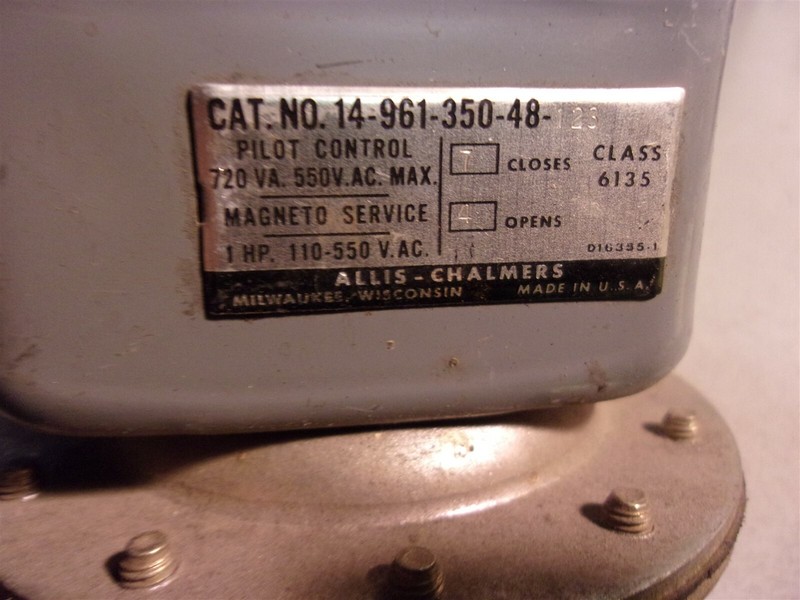 Furnas 14-961-350-48 D-505122 Allis-Chalmers Class 6135 *FREE SHIPPING*