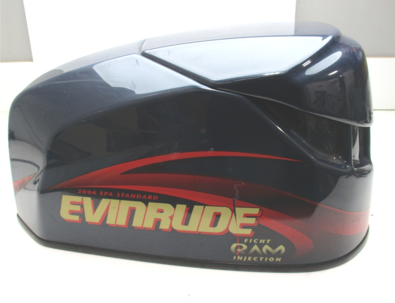 5004953 OMC Evinrude Ficht 75 HP V4 Top Engine Motor Cover Cowl Hood