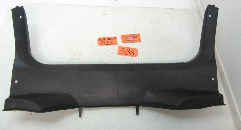 TRUNK REAR TRIM PANEL BACK BODY LATCH COVER LOCK BLACK FITS 04-09 MAZDA 3 SEDAN