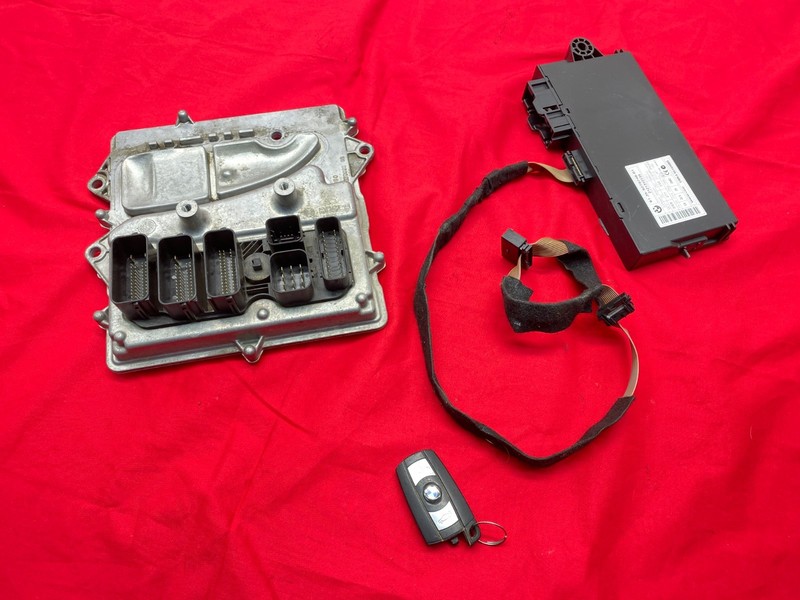 BMW E70 E88 E90 E92 135 335 X1 X5 X6 N55 DME ECU Engine Computer Key Set OEM✅