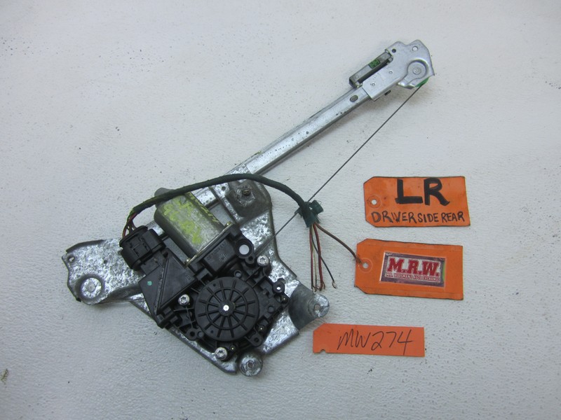 WINDOW MOTOR REGULATOR DOOR GLASS CABLE TRACK DRIVER LEFT REAR LR fit AUDI S6 A6
