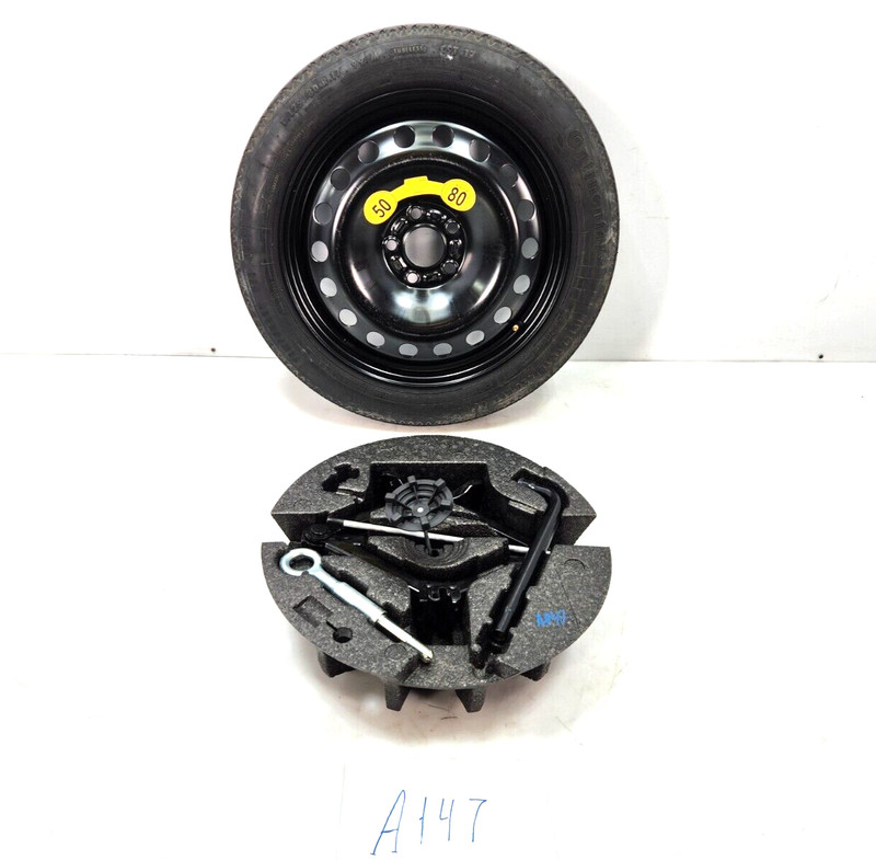 ✅11-14 OEM Volvo S80 Emergency Spare Tire Wheel Rim 17x4 ET25 w/ Jack Tool Kit