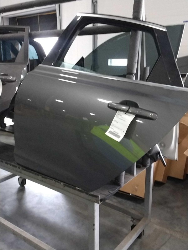 2016 Jaguar XF Left Rear Door Grey OEM Used 80000 Miles - 647035