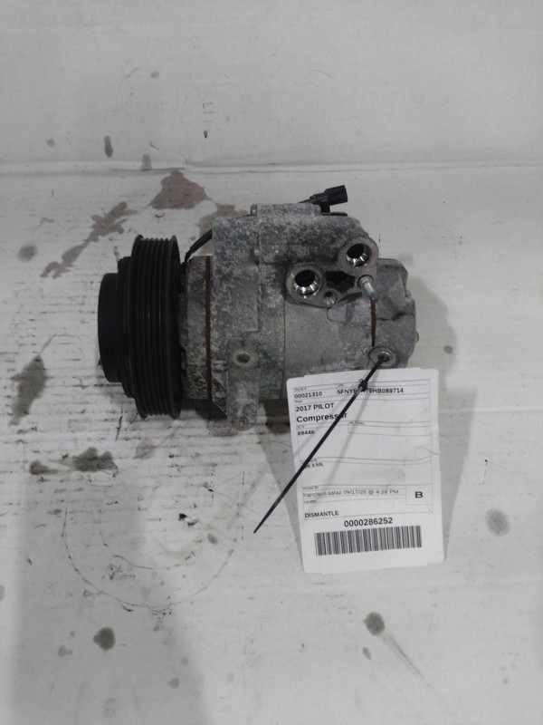 Used A/C Compressor fits: 2017 Honda PilotGrade B