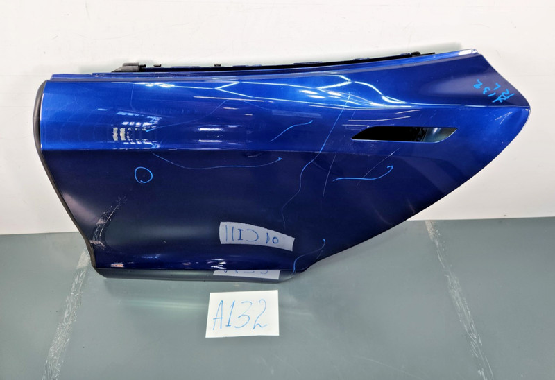 ✅ 16-20 OEM Tesla Model S Rear Left Driver Side Door Shell Panel Blue PPSB NOTE*