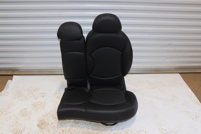 2011-2016 MINI COOPER COUNTRYMAN REAR LEFT SIDE SEAT BLACK LEATHER VINYL OEM
