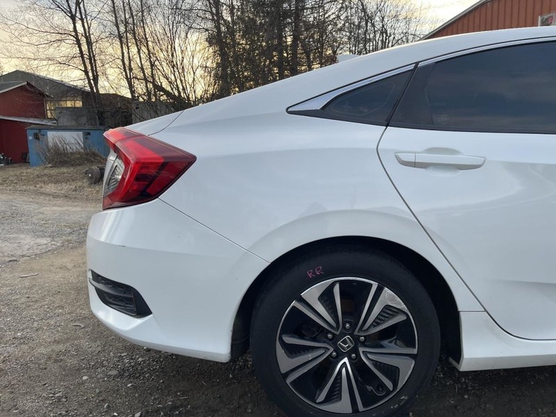2016-21 HONDA CIVIC RIGHT QUARTER PANEL WHITE PC:NH788P 1.5L FWD 126K EX-T 62987