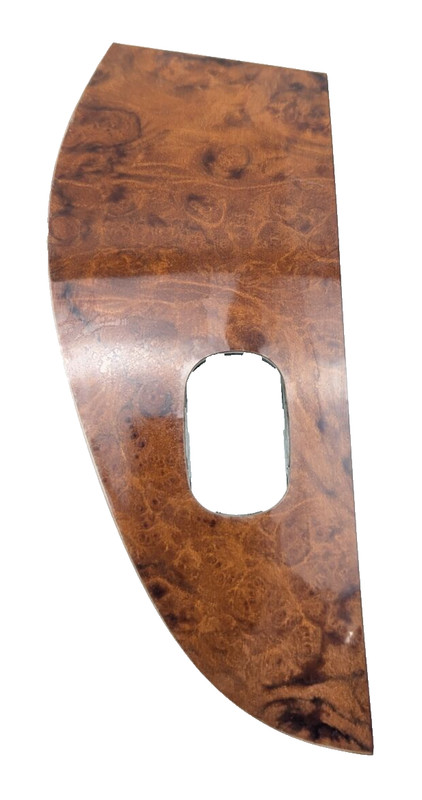 06-09 Mercedes W209 CLK550 CLK350 Right Side Window Switch Trim Wood OEM