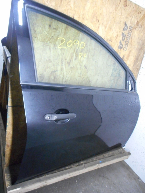 Nissan Versa Sedan Front Door Right Passenger Electric Black OEM 2012-2019