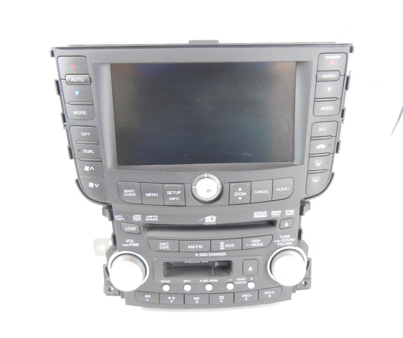 07 08 Acura TL 3.2L Radio Cassette CD Player Receiver Navi Display Head Unit OEM