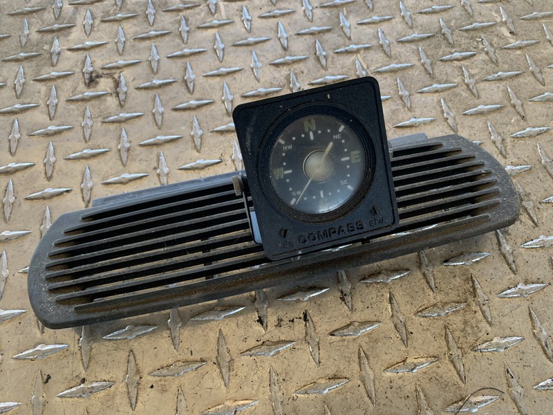1967 Mercedes Benz W110 200D Dash Center Grill Speaker Cover with Compass W 110