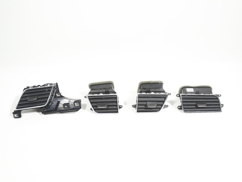11-18 Audi A8L Quattro A8 S8 D4 Dashboard AC Air Vent Grille Louver Set 4 OEM