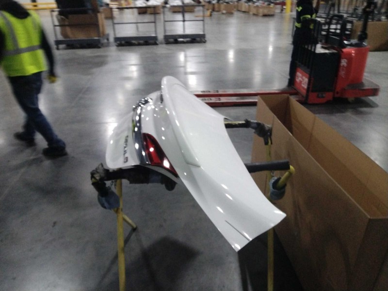 2017 Buick Regal Deck Lid Trunk Lid White OEM 4DR Sedan 76000 Miles