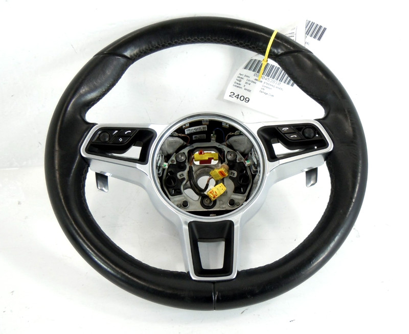 2015-2018 Porsche Cayenne Steering Driver Wheel W/ Switch Controls OEM