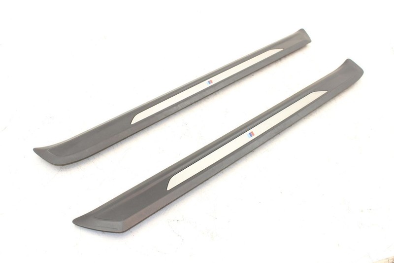 15-17 BMW M4 Coupe Driver and Passenger Pair of Black Door Sills
