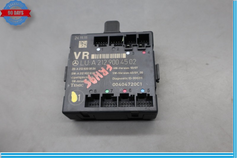 08-18 Mercedes W204 C250 C300 E400 Front Right Side Door Control Module Unit Oem