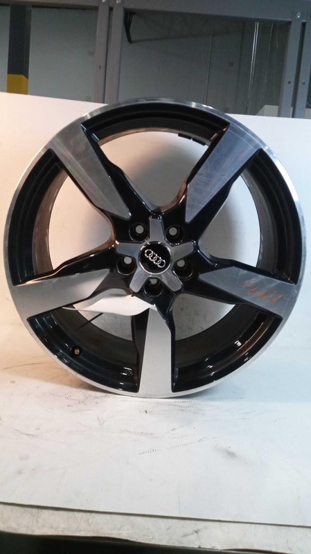 2020 AUDI A6 20x8.5 OEM Wheel White 5 V Spoke Used 15000 Miles NJ25-18190-454166