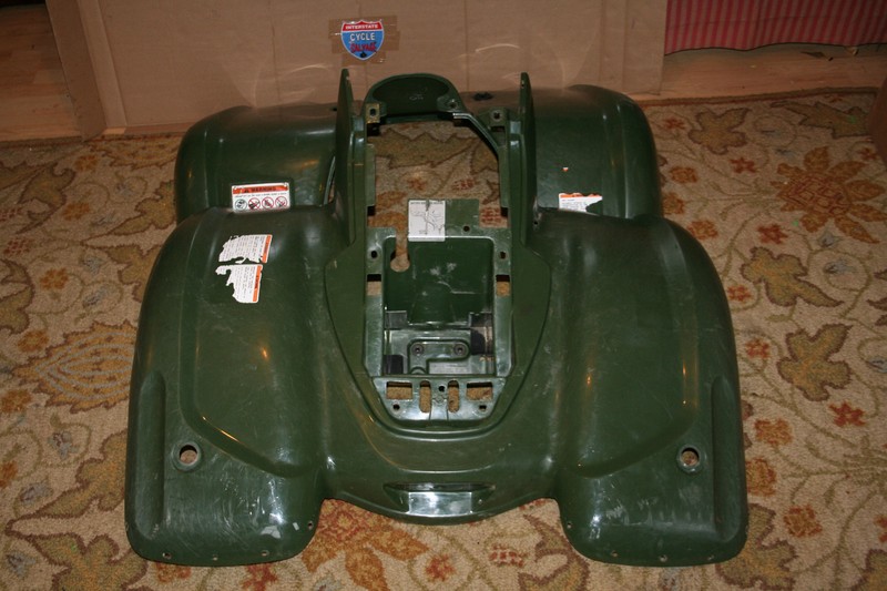 2002 Kawasaki KVF 300A Prairie Front Rear Fender Set Green Fenders 02