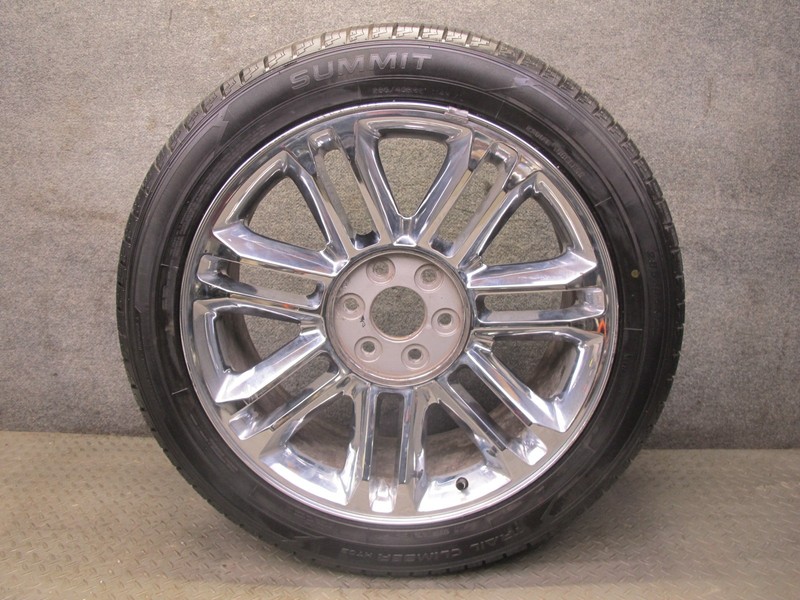2007-2014 CADILLAC ESCALADE R22" CHROME WHEEL RIM 22x9J ET31 LANDSAIL 285/45