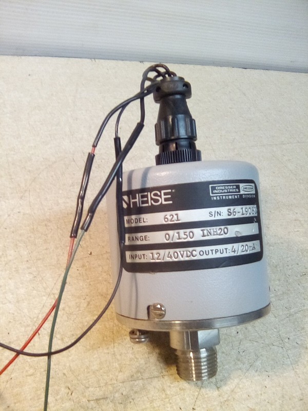 Heise Pressure Transducer Model 621 Range 0/150 12/40 VDC