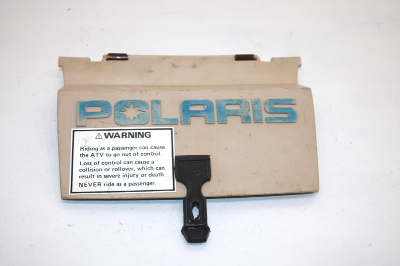 92 Polaris Trail Boss 250 Oem Toolbox Lid Blue/Sand 5430769AP21
