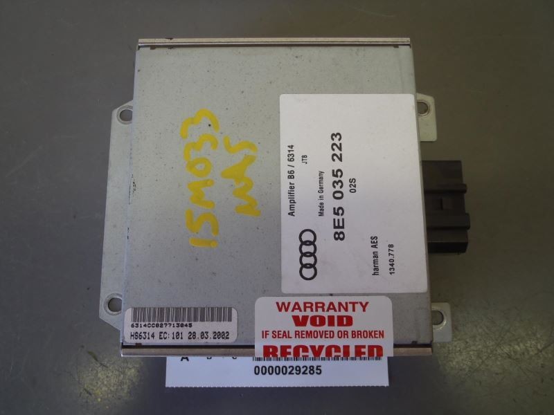 Radio Audio Amplifier 8E5-035-223 Fits 2002-2005 Audi A4 71592