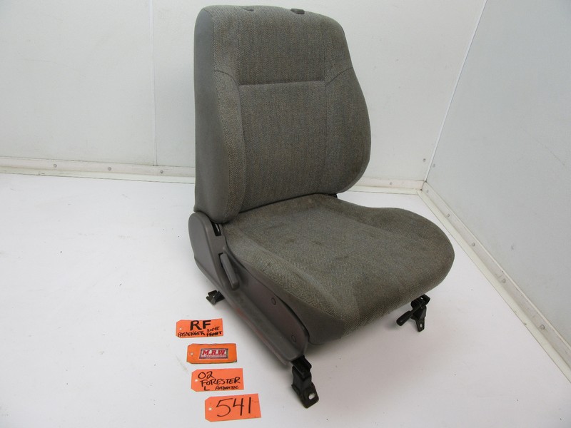 FRONT SEAT MANUAL TRACK BUCKET CLOTH PASSENGER RIGHT R for99 00 01 02 FORESTER