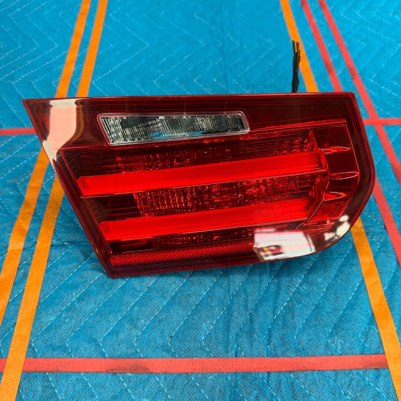 2012–2015 BMW 328i F30 Rear Driver Inner Trunk Lid Tail Light OEM