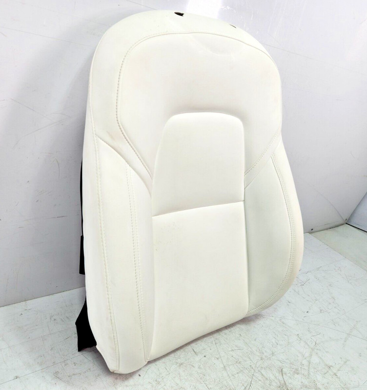 ✅ 17-23 OEM Tesla Model 3 Y Front Right Passenger Upper Seat Leather White NOTE*