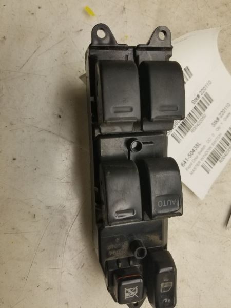 06-09 TOYOTA 4RUNNER DRIVER SIDE FRONT DOOR MASTER SWITCH ASSEMBLY