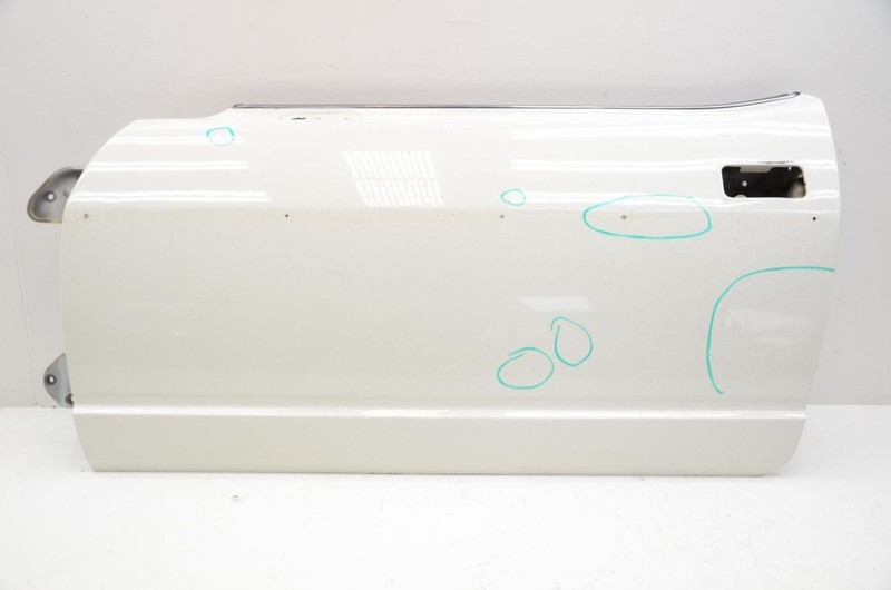 White Driver Left Front Door Shell Fits 82-83 280ZX