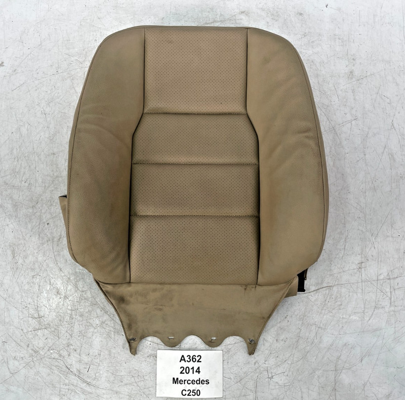 ✅ 08-14 OEM Mercedes W204 C250 Front Right Passenger Seat Upper Cushion Beige*