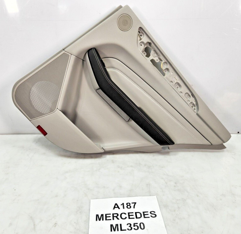 ✅ 12-15 Mercedes OEM W166 ML350 Rear Right Passenger Interior Door Panel Gray