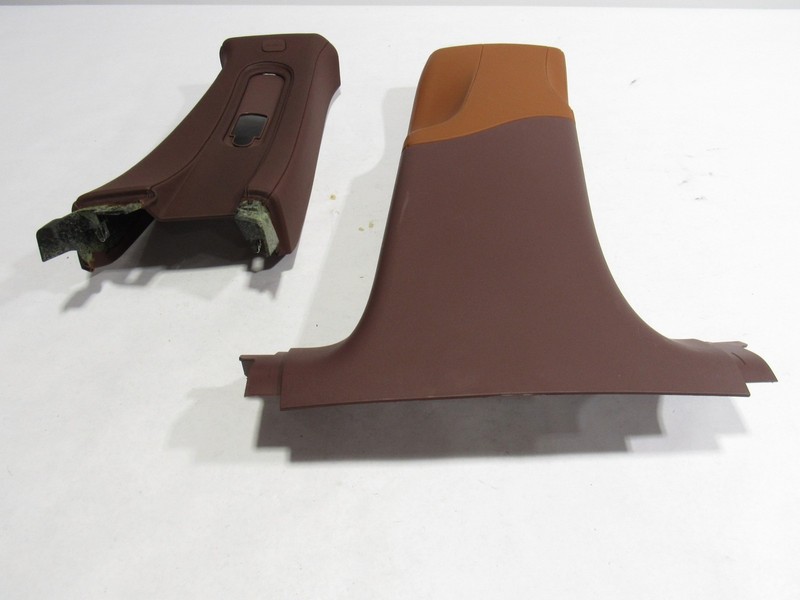 11-12 Fisker Karma 2012 Right Passenger B Pillar Cover Trim Panel Set 2 PCS ;@2