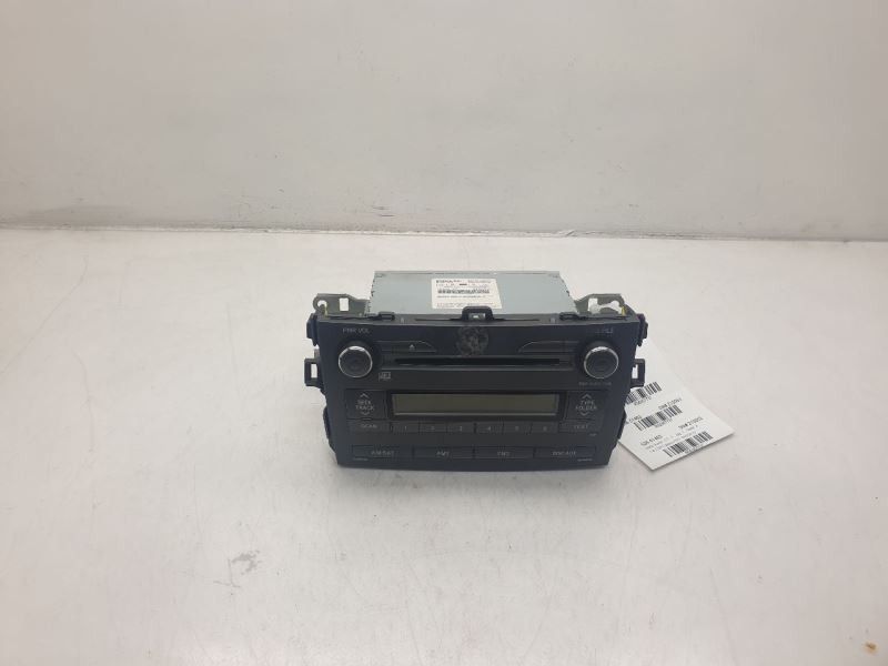09-10 TOYOTA COROLLA RADIO/STEREO RECEIVER AND DISPLAY UNIT ASSEMBLY