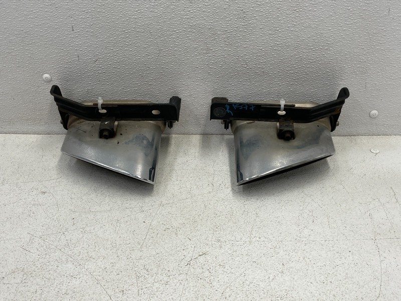 03-07 Bentley Continental GT Left & Right Exhaust Muffler Tip Set 6.0L 1577 OEM