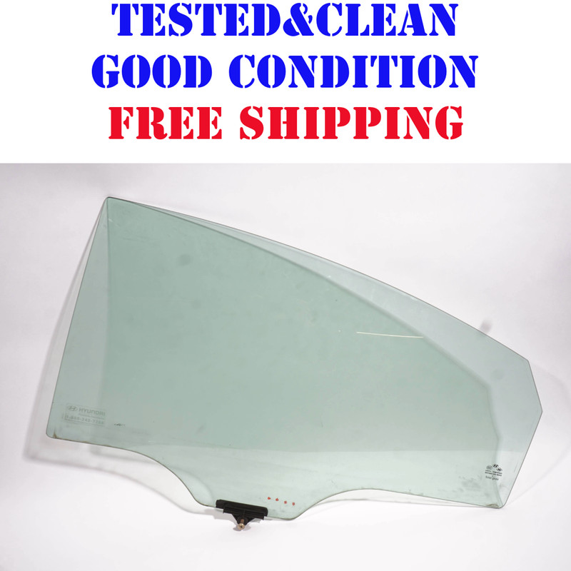 2011-14 HYUNDAI SONATA REAR LEFT DRIVER SIDE DOOR WINDOW GLASS OEM